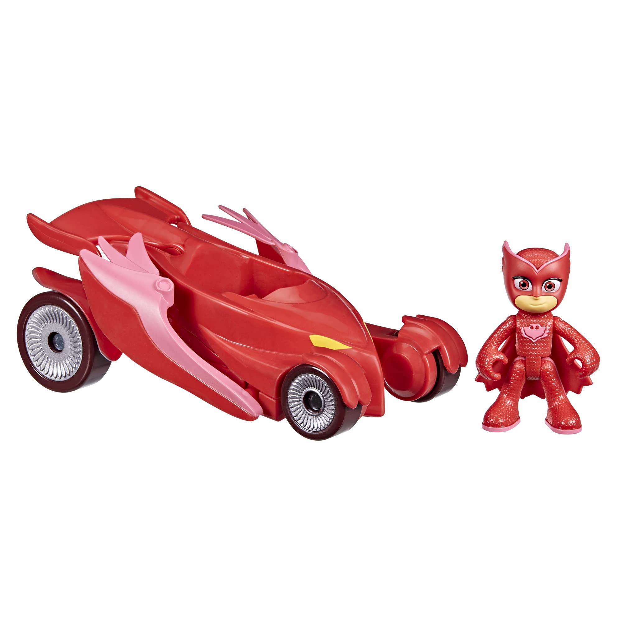 PJ Masks Owlette Deluxe Vehicle Preschool Toy, Owl Glider Car with Flapping Wings and Owlette Action Figure for Kids Ages 3 and Up
