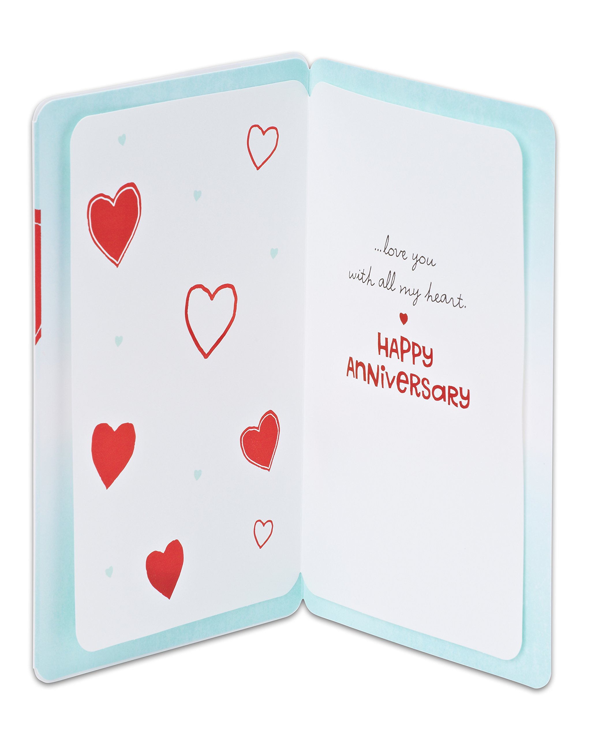 American Greetings Romantic Anniversary Card (Love You With All My Heart)
