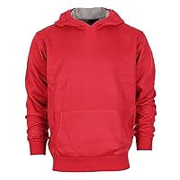Gioberti Boys Knitted Pullover Hoodie Sweater With Velvet Underlining