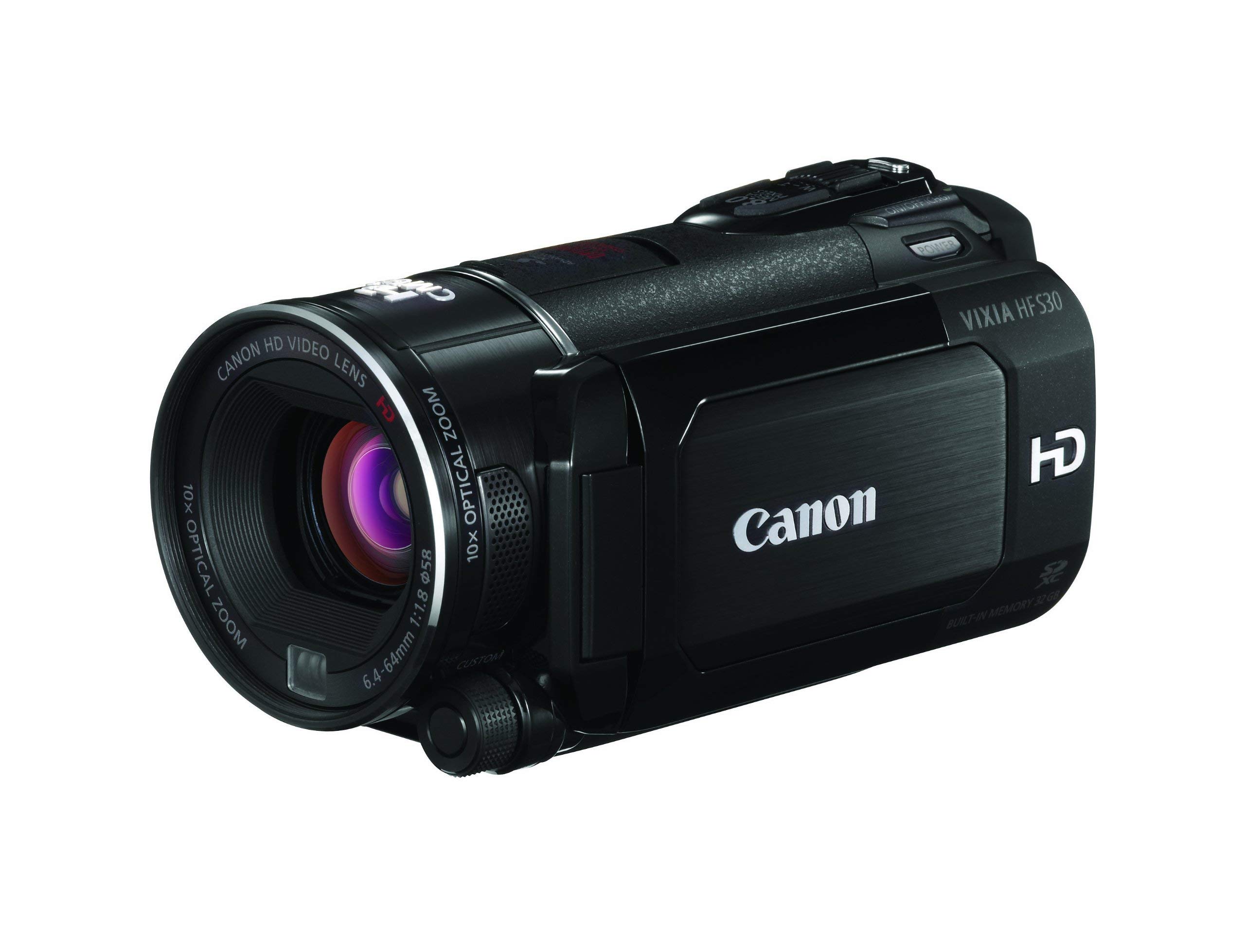 Canon VIXIA HF S30 Flash Memory Camcorder with SuperRange Optical Image Stabilizer with Powered IS (Certified Refurbished)