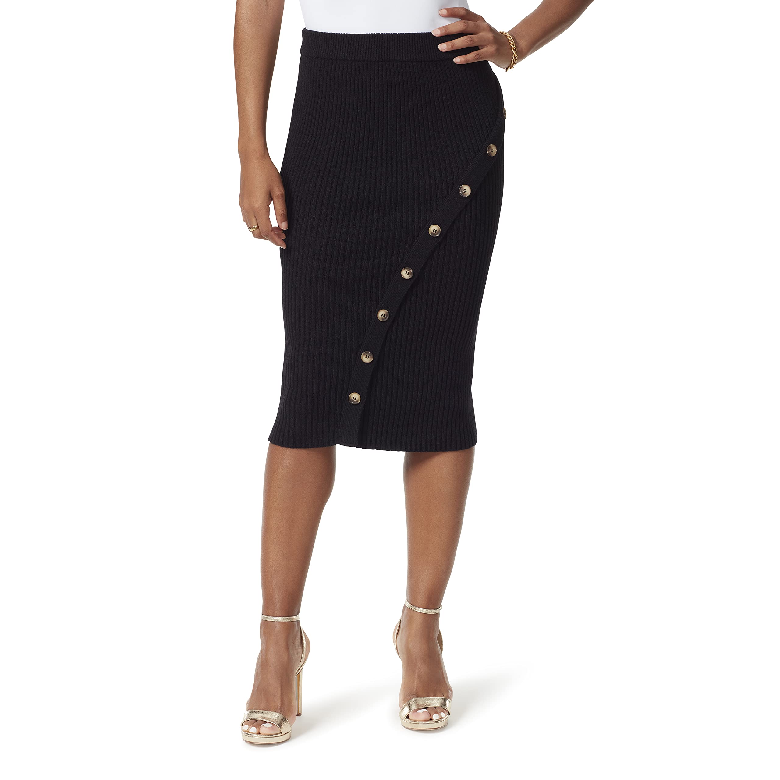 Sam Edelman Women's Rosalie Button Detailed Skirt