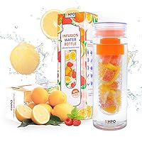 EMPO Infuser Water Bottle Fruit Tea Sports Bottle BPA-Free Tritan 27 Oz with FREE Recipe eBook - Leak Proof - Large Capacity Ideal summer Gift - Multiple Color Options