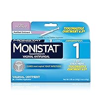 RepHresh Vaginal Gel 4ct (0.07oz) and Monistat 1 Day Yeast Infection Treatment for Women with 1 Tioconazole Ointment Applicator