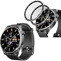 TOZO S5 Smart Watch (Answer/Make Calls), 1.43’’ AMOLED Smart Watches for Men Women S5 Smart Watch Screen Protector 2 Part