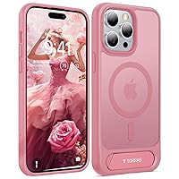 TORRAS Save 10% Buy Purple and Pink 2-in-1 Magnetic case with Hidden Stand Designed for iPhone 14 Pro Case