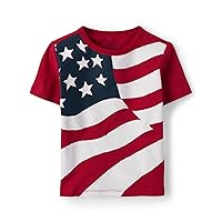 The Children's Place baby boys American Flag Short Sleeve Graphic T shirt