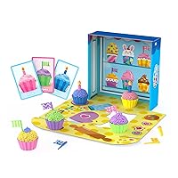 Educational Insights Playfoam Cupcake Cafe Set, With 5 Colors Of Playfoam, Non-Toxic, Sensory Toy, Easter Basket Stuffer, Gift For Boys & Girls, Ages 3+