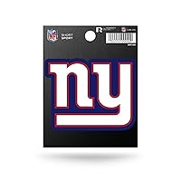 Rico Industries NFL Football New York Giants Short Sport Decal 3.75' x 4.75' Die Cut Team Logo Short Sport Decal