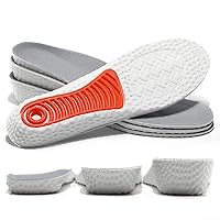 Height Increase Insole Elastic Shock Absorbing Sports Shoe Insoles, Heel Lift Inserts Elevator Insoles for Men & Women