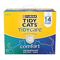 Purina Tidy Cats Tidy Care Comfort Scented Clumping Cat Litter Odor Control Low Dust Formula - 24 lb. Box