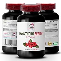 multivitamin antioxidants and immune support - HAWTHORN BERRIES EXTRACT - hawthorn berry extract capsules, berry extract powder, wild berry energy pills, hawthorn berry for skin 1 Bottle 60 Capsules