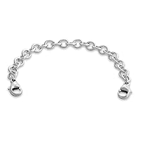 Belcho USA Sterling Silver 5.5.mm Bracelet Necklace Safety Chain 2