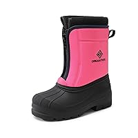 DREAM PAIRS Boys Girls Waterproof Winter Snow Boots