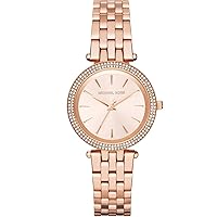 Michael Kors MK3431 Mini Darci Rose Gold Tone Womens Quartz Watch Gift set