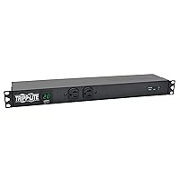 Metered PDU, 20A, Isobar Surge Suppression 3840 Joules, (12 5-20R, 2 5-15R), 120V, L5-20P/5-20P, 1U Rack-Mount Power (PDUMH20-ISO)