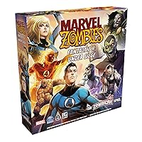 CMON Marvel Zombies: Fantastic 4 Under Siege - A Zombicide Game Expansion Connoisseur Game Dungeon Crawler 1-6 Players from 14+ Years 60 Minutes German