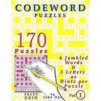 Codeword Puzzles: 170 Puzzles, Volume 1 Codeword Puzzles: 170 Puzzles, Volume 1 Paperback