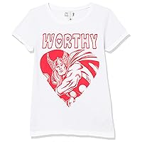 Marvel Girl's Worthy Heart T-Shirt