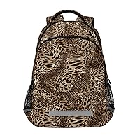 Animal Leopard Backpacks Travel Laptop Daypack School Book Bag for Men Women Teens Kids
