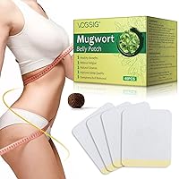 Wormwood Belly Patch, 40Pcs Natural Herb Mugwort Essence Pills and 40Pcs Moxibustion Patch, Herbal Abdomen Waist Patch， Reflexology, Moxibustion Belly Button Patch for Men and Women