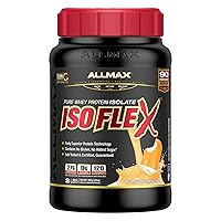 ALLMAX Nutrition - ISOFLEX - 100% Ultra-Pure Whey Protein Isolate - Orange- 2 Pound
