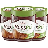 Nusspli Nut Nougat Cream without palm oil 3x300g (31.75 Oz) / Zentis, Germany