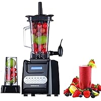 Kitchen Countertop Blender with Dispenser Stainless Steel Blade & 1.5L BPA-Free Portable Easy Clean Jar, 1000 Watt Base Powered Electric Mixer for Smoothie Protein Shakes, Black BLH1000B