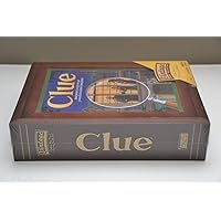 Parker Brothers Vintage Game Collection Wooden Book Box Clue