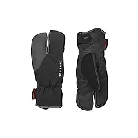 SEALSKINZ Unisex Waterproof Extreme Cold Weather Cycle Split Finger Glove