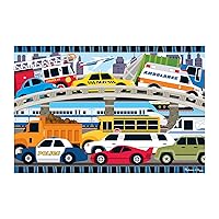 Melissa & Doug Traffic Jam Jumbo Jigsaw Floor Puzzle (24 pcs, 2 x 3 feet long) - FSC Certified