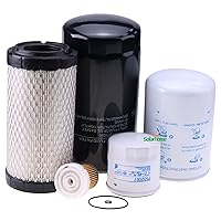 Filter Kit 48010995 MT40223960 MT40347273 47943212 84539176 Compatible with New Holland Workmaster 25 Tractor