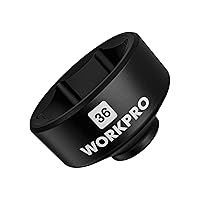 WORKPRO 36mm Oil Filter Socket Wrench, Oil Filter Removal Tool, Oil Filter Change Set, Ideal for Some Ford F250, BMW, Mini, Volvo, Audi, VW, Porsche Vehicles