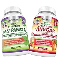 FRESH HEALTHCARE Moringa Oleifera and Apple Cider Vinegar - Bundle