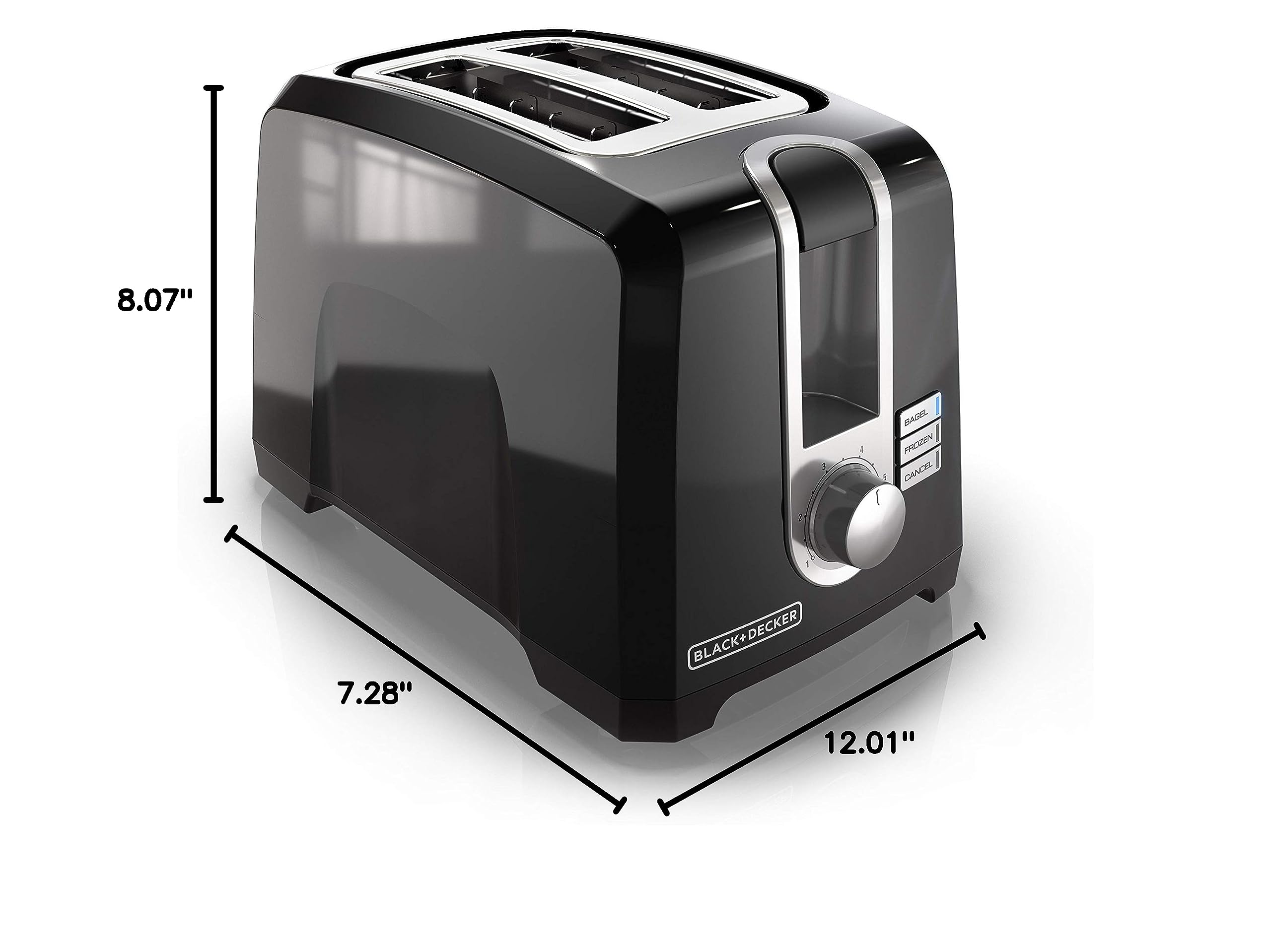 BLACK+DECKER 2-Slice Toaster, One Size