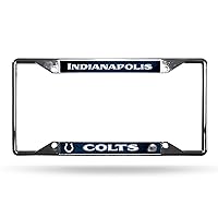 Rico NFL Unisex-Adult Easy View Chrome License Plate Frame