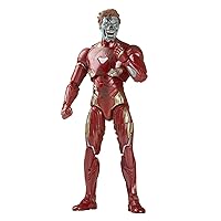 Marvel Legends Series MCU Disney Plus What if Zombie Iron Man Action Figure 6-inch Collectible Toy, 4 Accessories, Multicolor