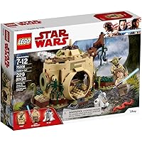 LEGO Star Wars Yoda’S Hut Building Set, Yoda & R2-D2 Droid Minifigures, Jedi Training Play Set