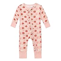 Ruffled Zippered Footless Rompers 0-36 Months
