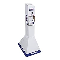 PURELL Quick Stop Hand Sanitizer Floor Stand Starter Kit, 2 – PURELL NXT 1000 mL Sanitizer Refills + 1 – White Stand - 2156-DS