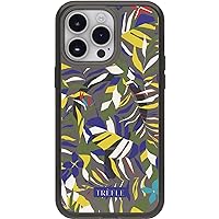 OtterBox iPhone 14 Pro Max Symmetry Series+ Case - PARADISE PRINT (Black), ultra-sleek, snaps to MagSafe, raised edges protect camera & screen