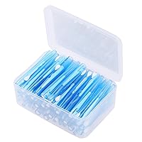 60Pcs/Box Dental Floss Picks Refill Toothpick Flosser Inter-Dental Stick Teeth Stick for Oral Deep Clean Health Care