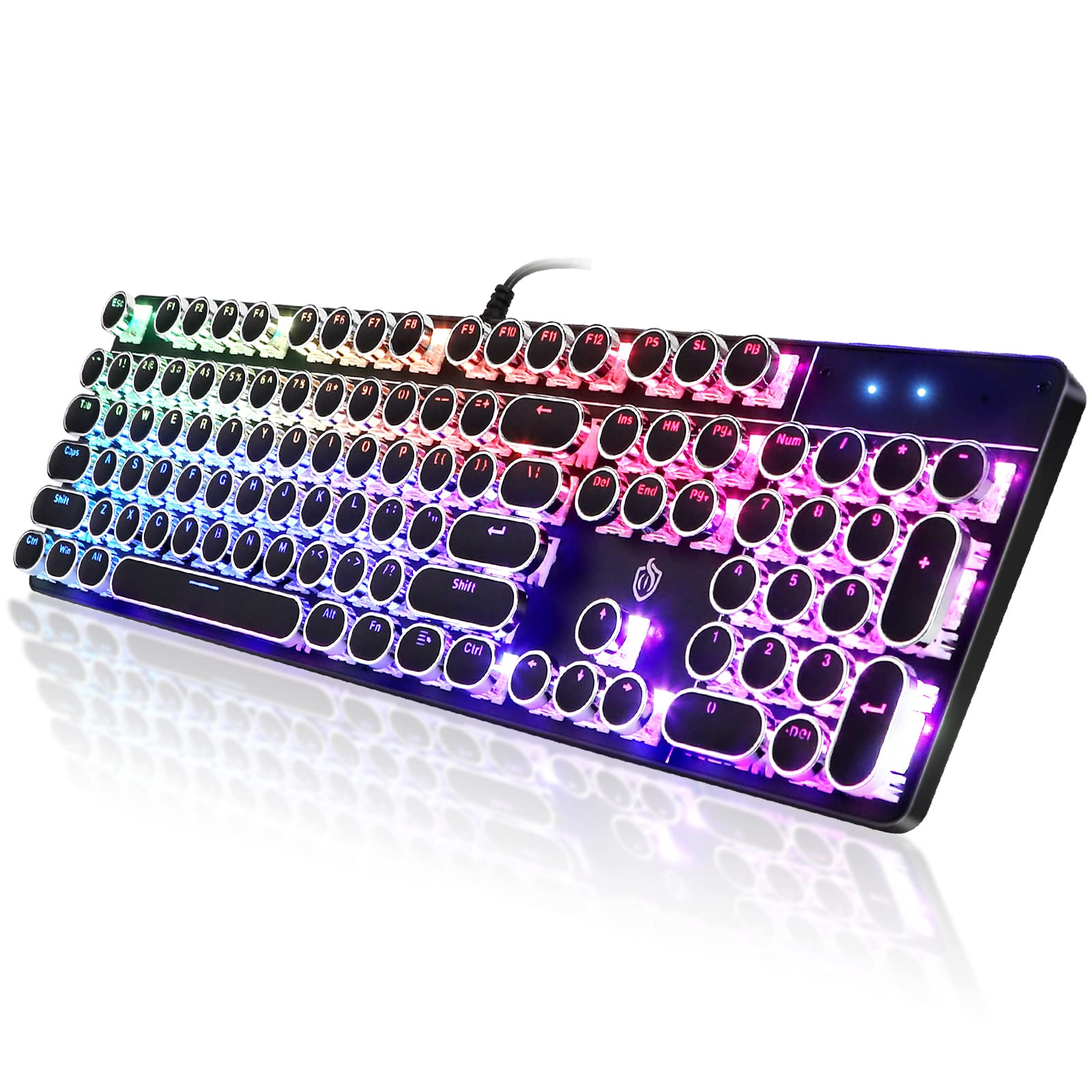 人気のファッションブランド！ TOMOKO Mechanical Gaming Keyboard, Water Resistant Gaming  Keyboard with Blue Switch for Gamers, An