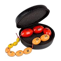 Wooden Prader Orchidometer, Prader Balls, Endocrine Rosary for Endocrinologist and Pediatrician to Measuring Testis Scale