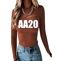 EFOFEI Women's Sexy Elegant Long Sleeve T-Shirt Fashion Solid Color Top