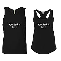 Custom Couple Shirts - Couple Tank Tops - Personalized Couple Tops