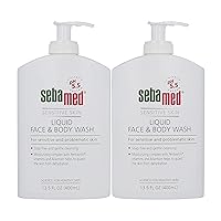 Sebamed Liquid Face & Body Wash with Pump, 400ml, 2 Pack