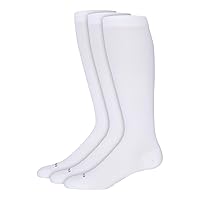 Comrad Nylon Knee High Socks - 15-20mmHg Graduated Compression Socks - Soft & Breathable Support Unisex Socks