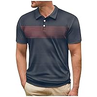 Basic Shirt Men's Plus Size Outdoor Short Sleeve Summer Sport Golf Trendy Polo Shirts Shirt Fashion T Shirts Printed Top Short Sleeve Retro Father's Day Gift