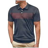 Men's Polo Shirts,Short Sleeve Golf Sport Shirt Loose Plus Size Casual Summer Top Trendy Outdoor Blouse Tees