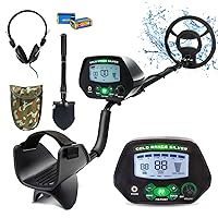 JOY SPOT! Professional Metal Detector for Adults, Pinpoint Gold Detector with LCD Display, 10